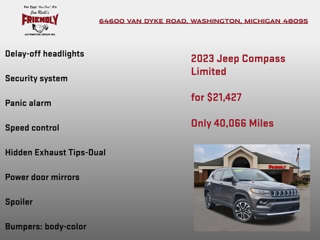 Used 2023 Jeep Compass Limited AWD/4WD image 25