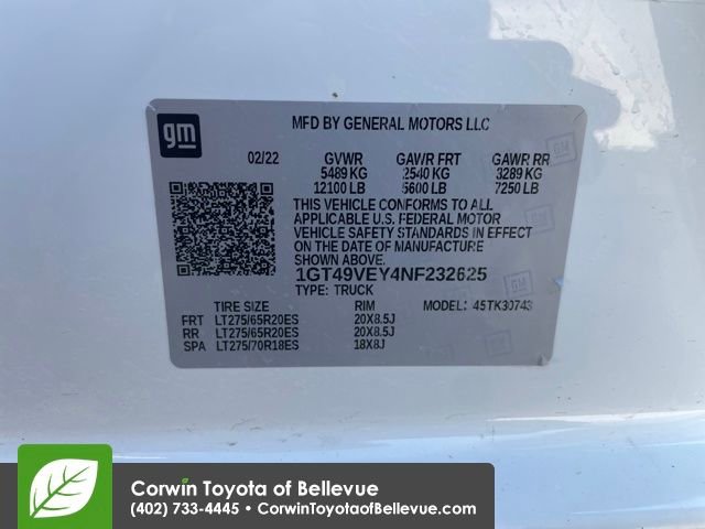 Used 2022 GMC Sierra 3500 AT4 w/ AT4 Preferred Package image 11