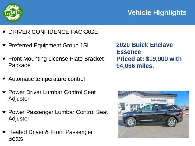Used 2020 Buick Enclave Essence image 2