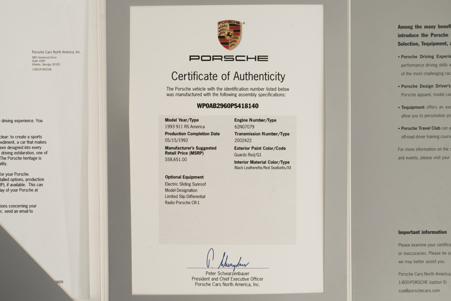 Used 1993 Porsche 911 RS America image 25