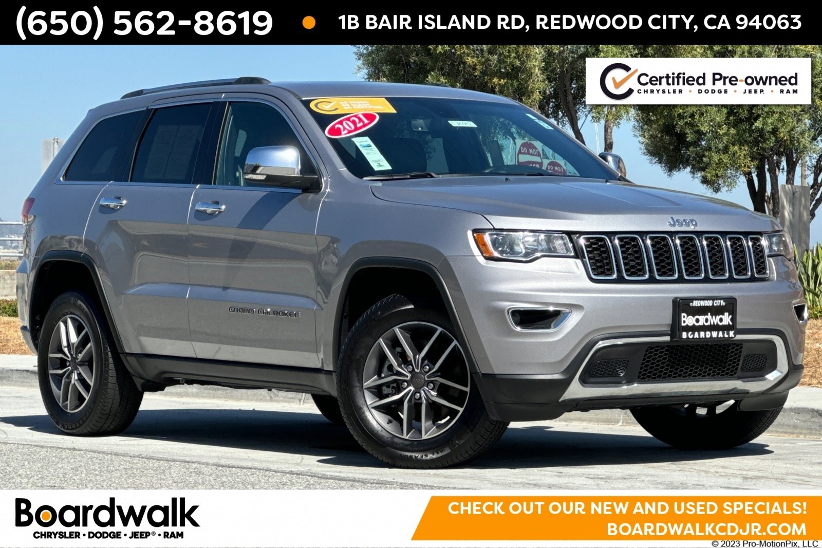 Certified 2021 Jeep Grand Cherokee Limited w/ Luxury Group II image 1