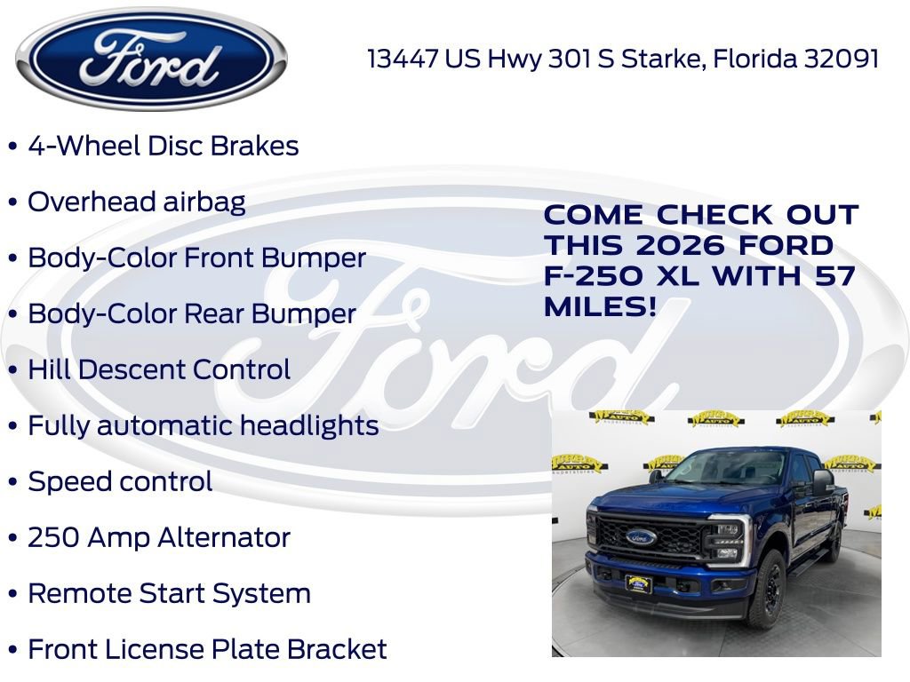 New 2026 Ford F250 XL w/ STX Appearance Package image 30