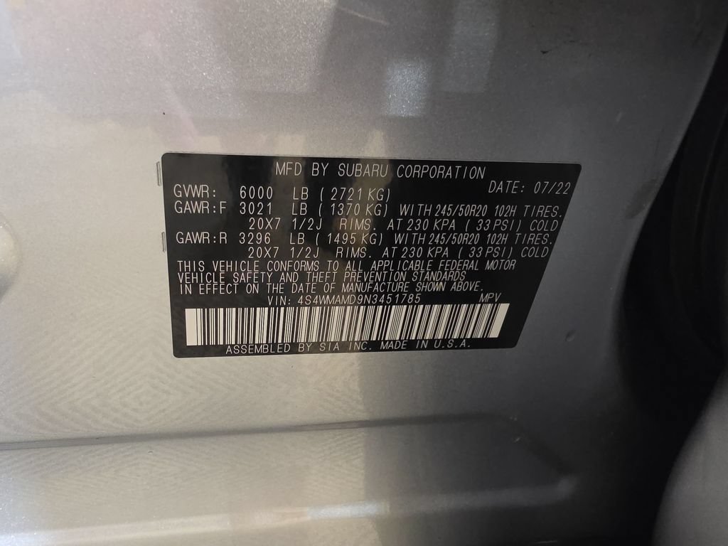 Used 2022 Subaru Ascent Limited AWD/4WD image 26