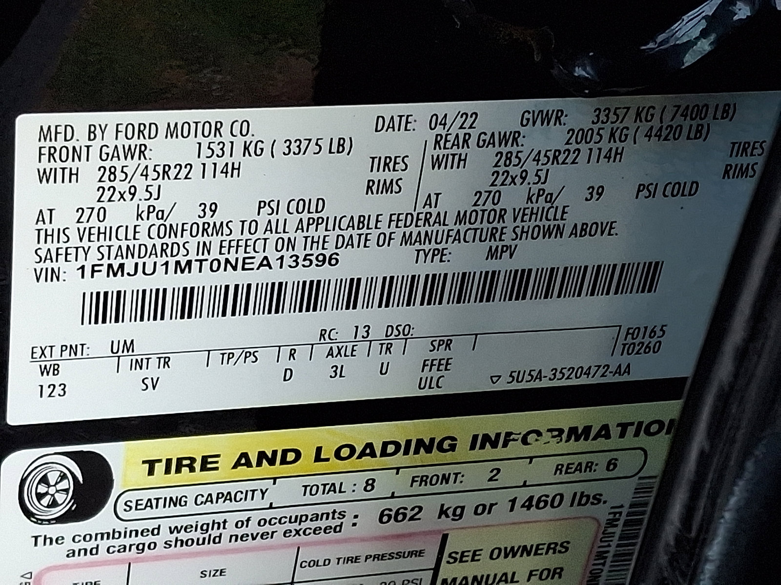 Certified 2022 Ford Expedition Platinum image 29