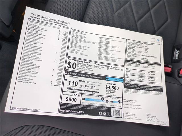 New 2026 BMW i5 eDrive40 w/ M Sport Package RWD image 18