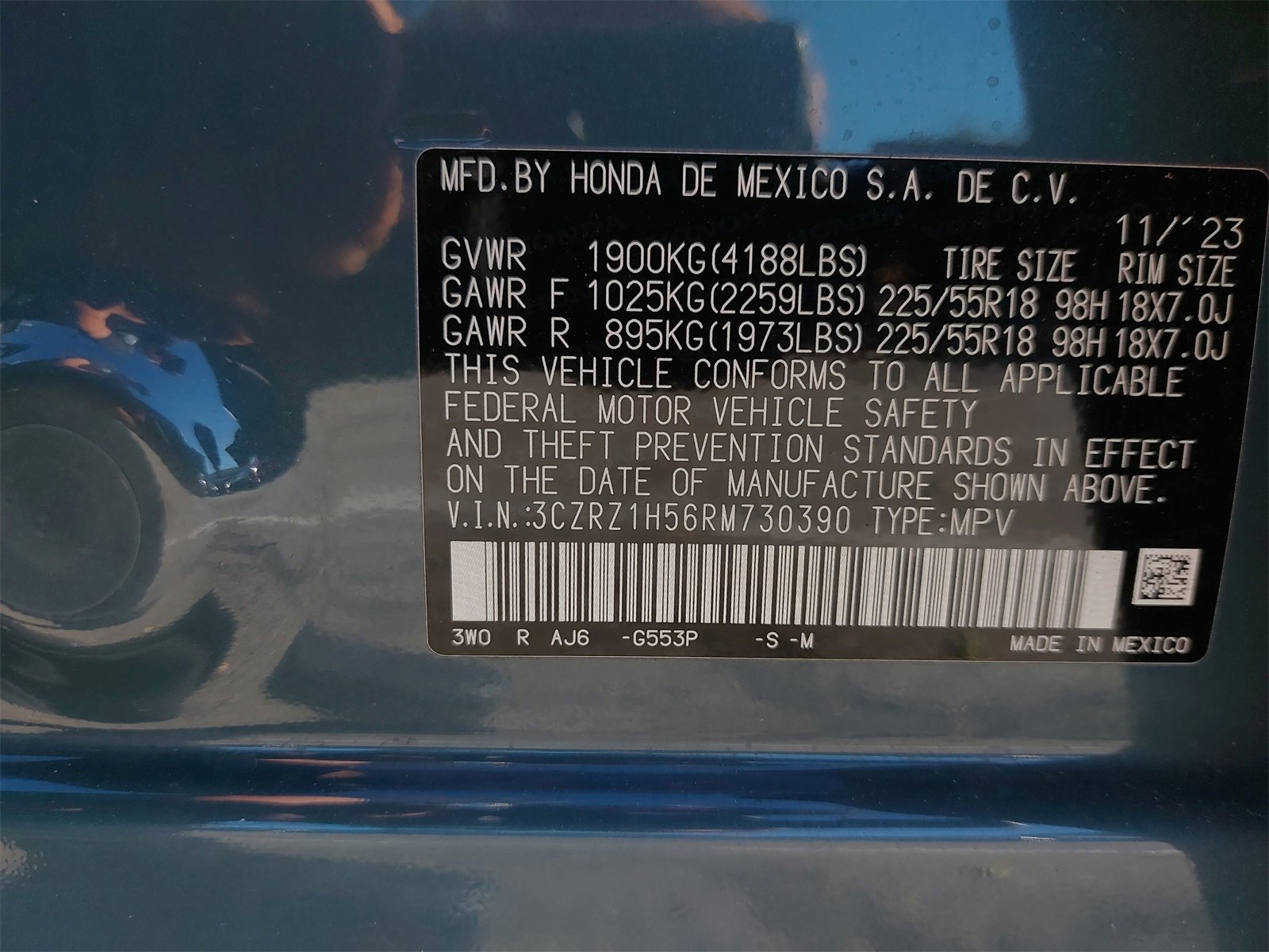 Used 2024 Honda HR-V Sport image 10