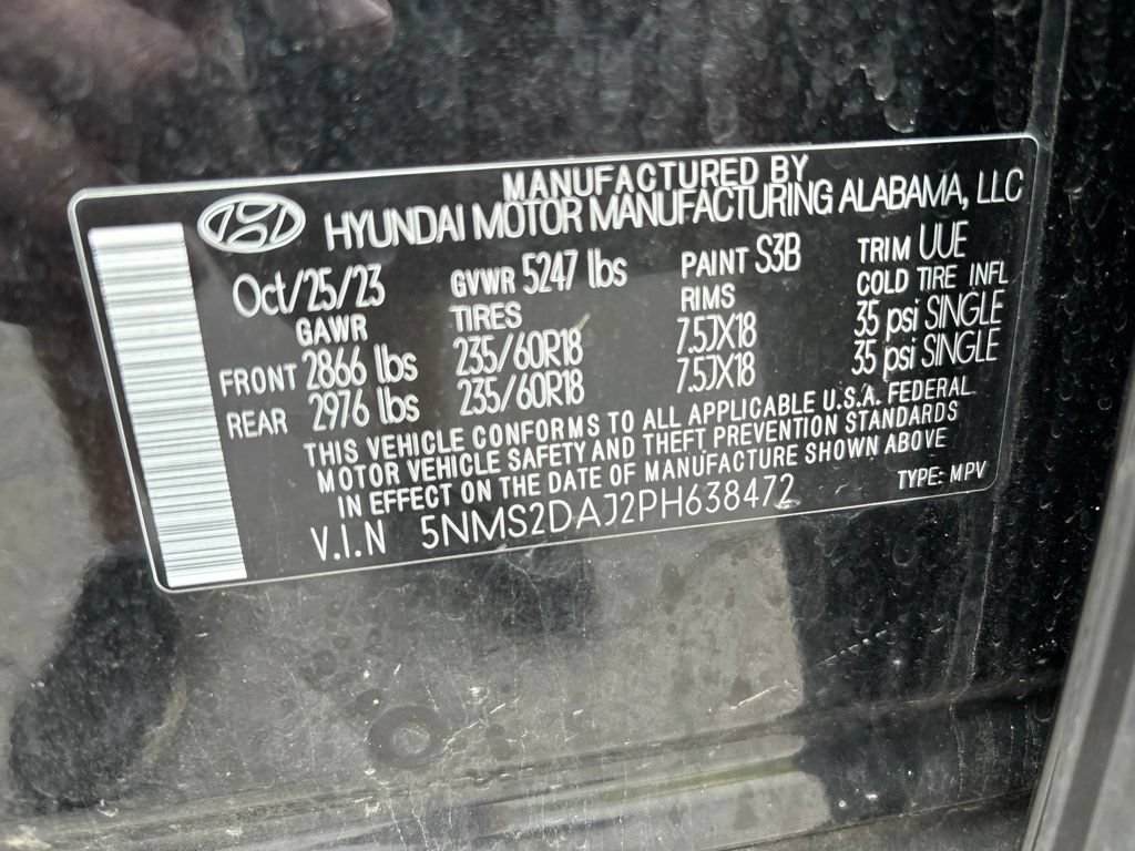 Certified 2023 Hyundai Santa Fe SEL AWD/4WD image 10