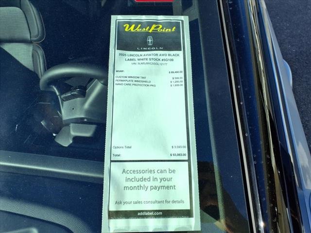New 2025 Lincoln Aviator Black Label image 5