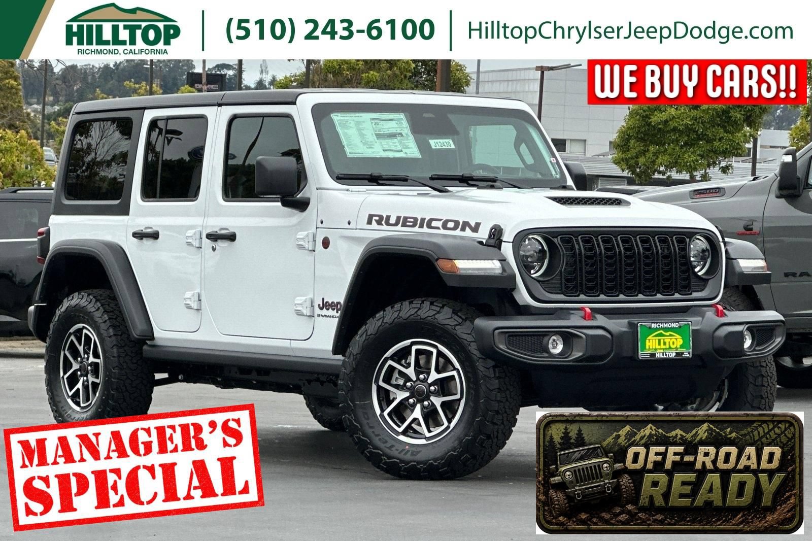 New 2026 Jeep Wrangler Unlimited Rubicon AWD/4WD image 1