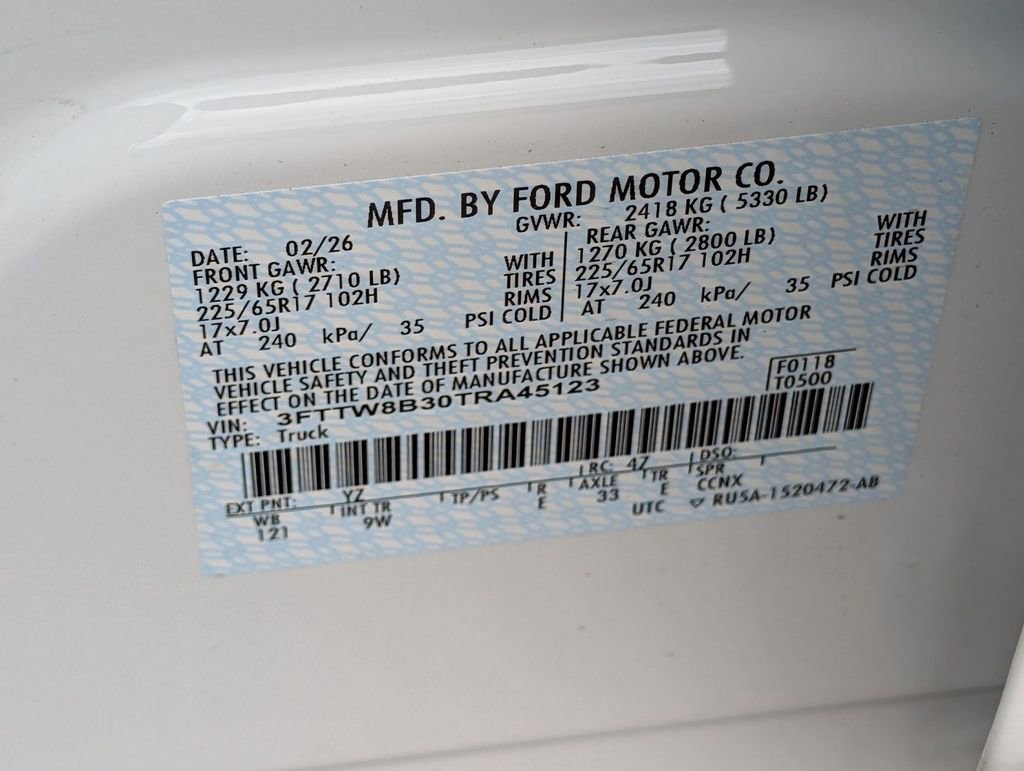 New 2026 Ford Maverick XL w/ Equipment Group 101A AWD/4WD image 51