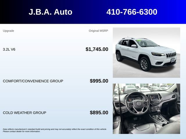 Used 2019 Jeep Cherokee Latitude Plus w/ Comfort/Convenience Group AWD/4WD image 5