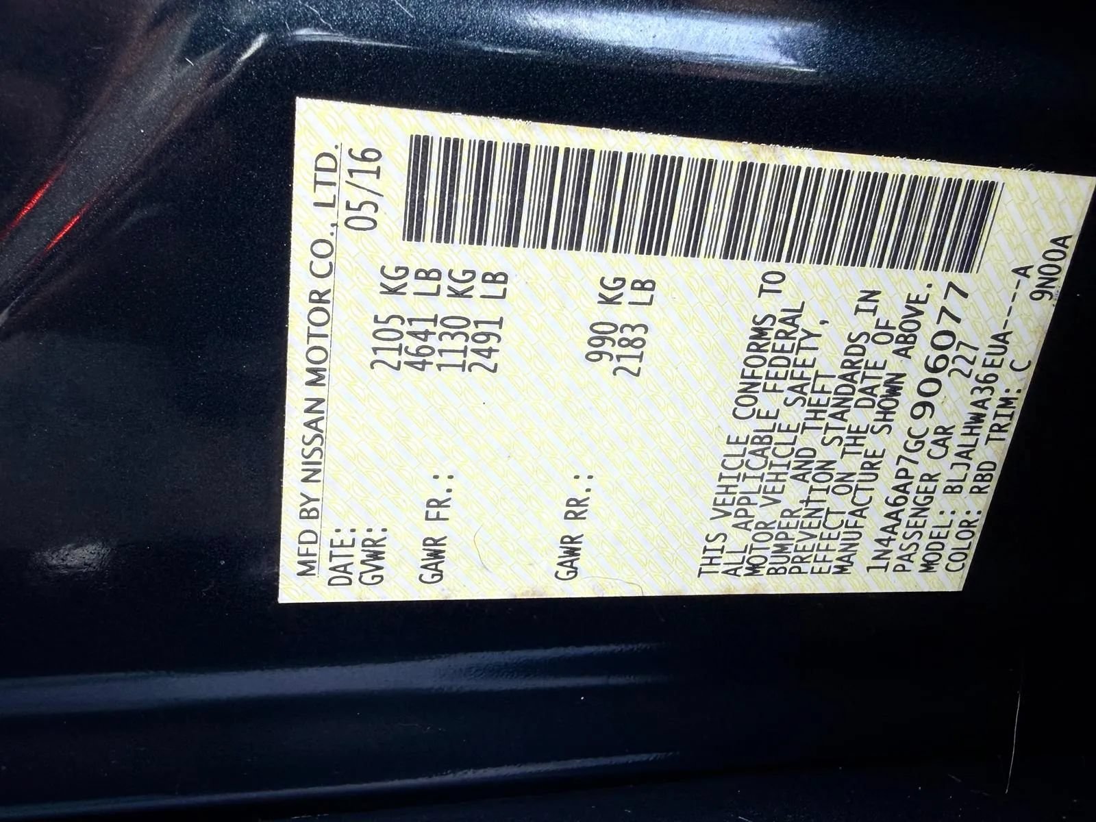 Used 2016 Nissan Maxima Platinum FWD image 32