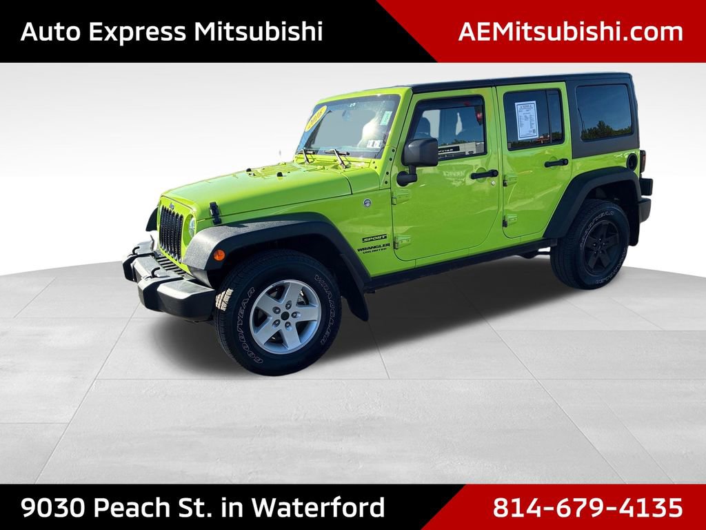 Used 2016 Jeep Wrangler Unlimited Sport w/ Quick Order Package 24S AWD/4WD image 3