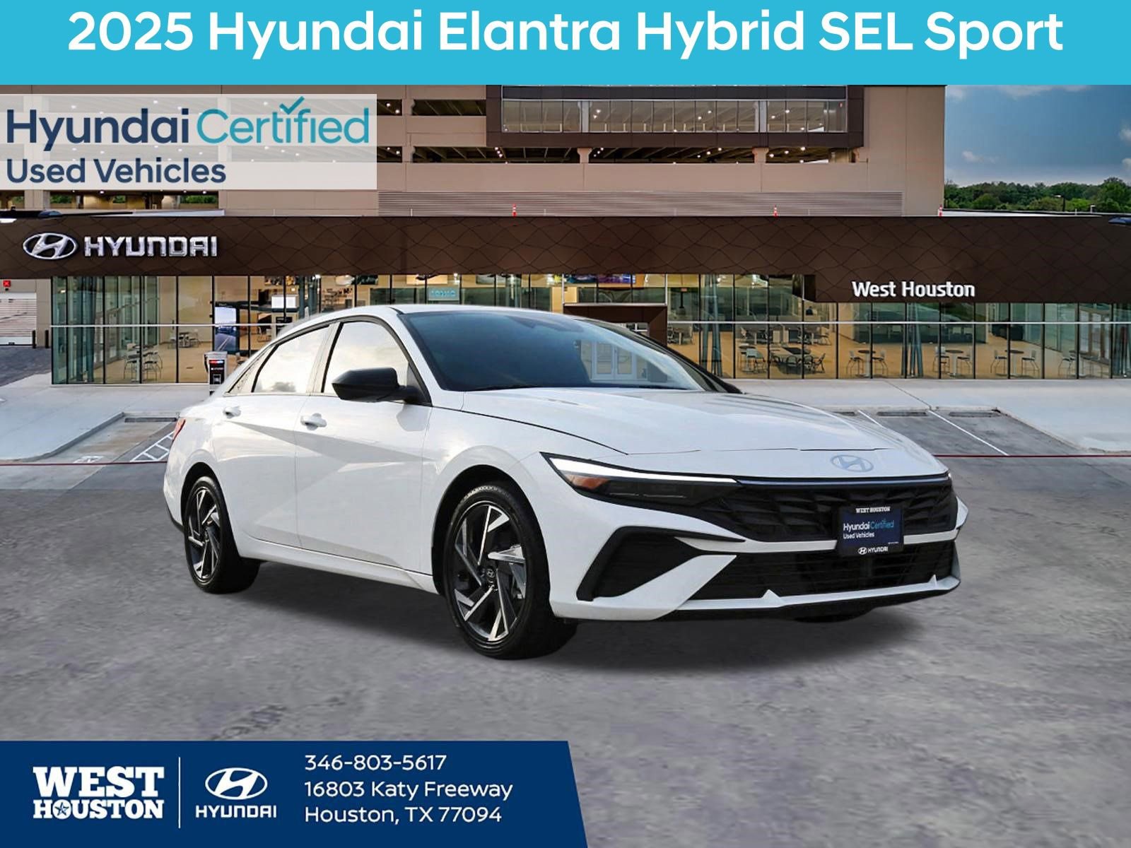 Certified 2025 Hyundai Elantra SEL