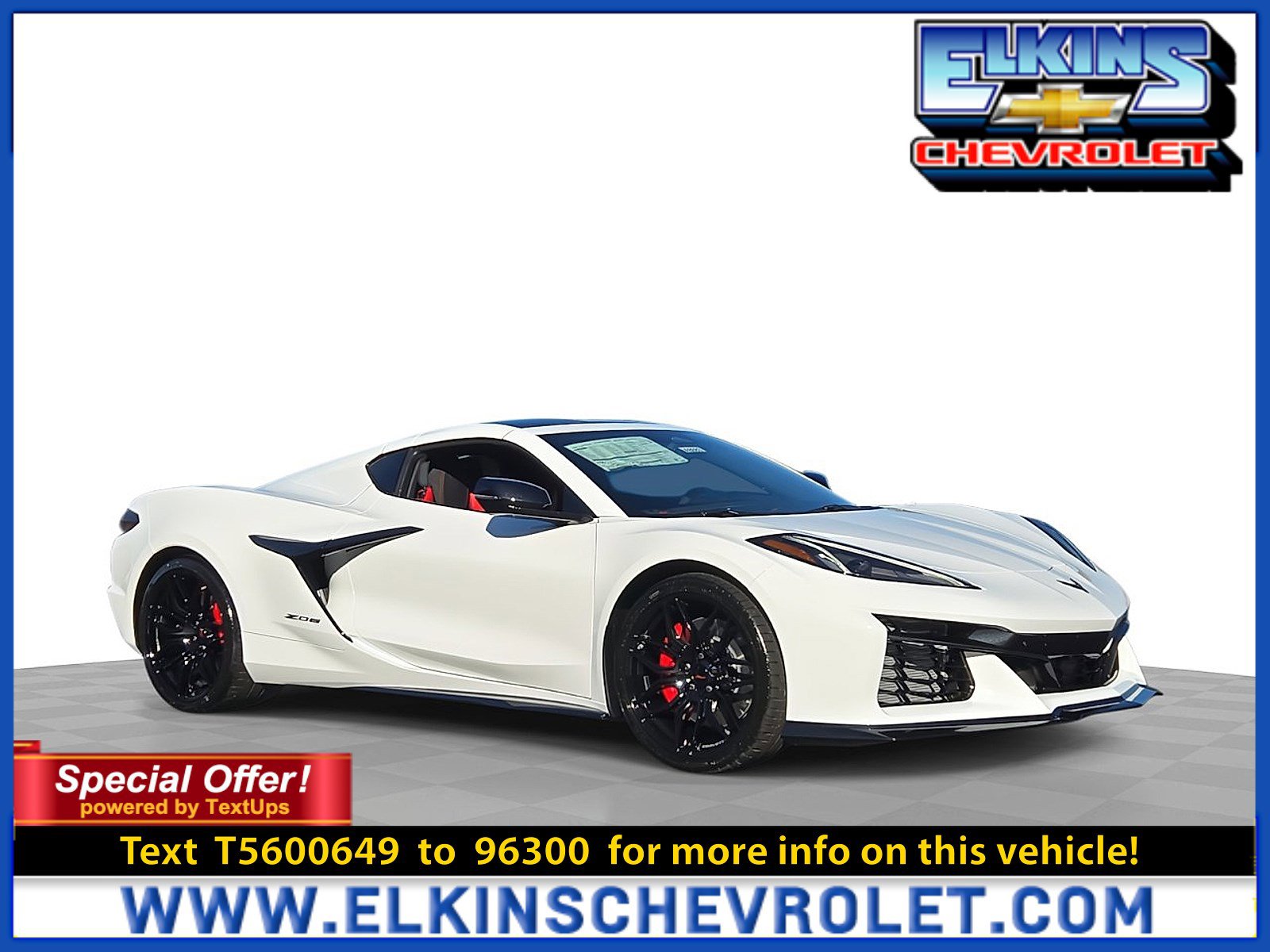 New 2026 Chevrolet Corvette Z06 w/ Stealth Interior Trim Package