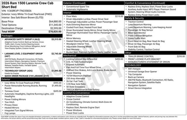 New 2026 RAM 1500 Laramie w/ Advanced Safety Group II image 4