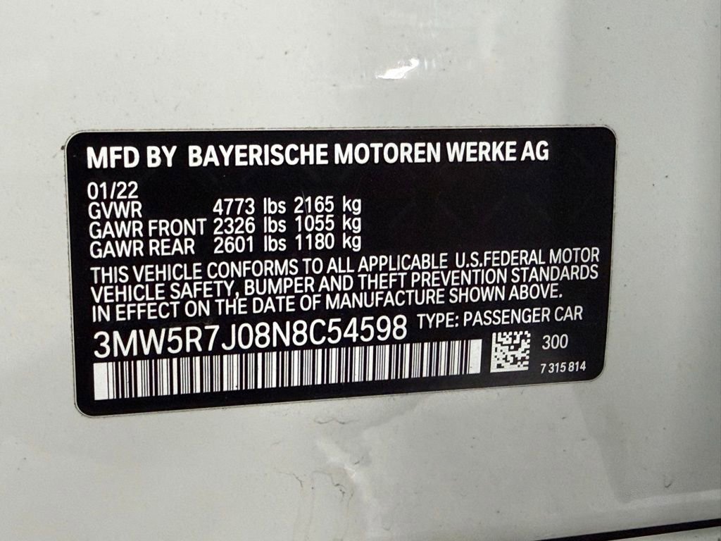 Used 2022 BMW 330i xDrive Sedan w/ Premium Package 2 image 28