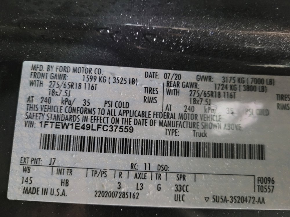 Used 2020 Ford F150 Lariat w/ Equipment Group 502A Luxury image 33