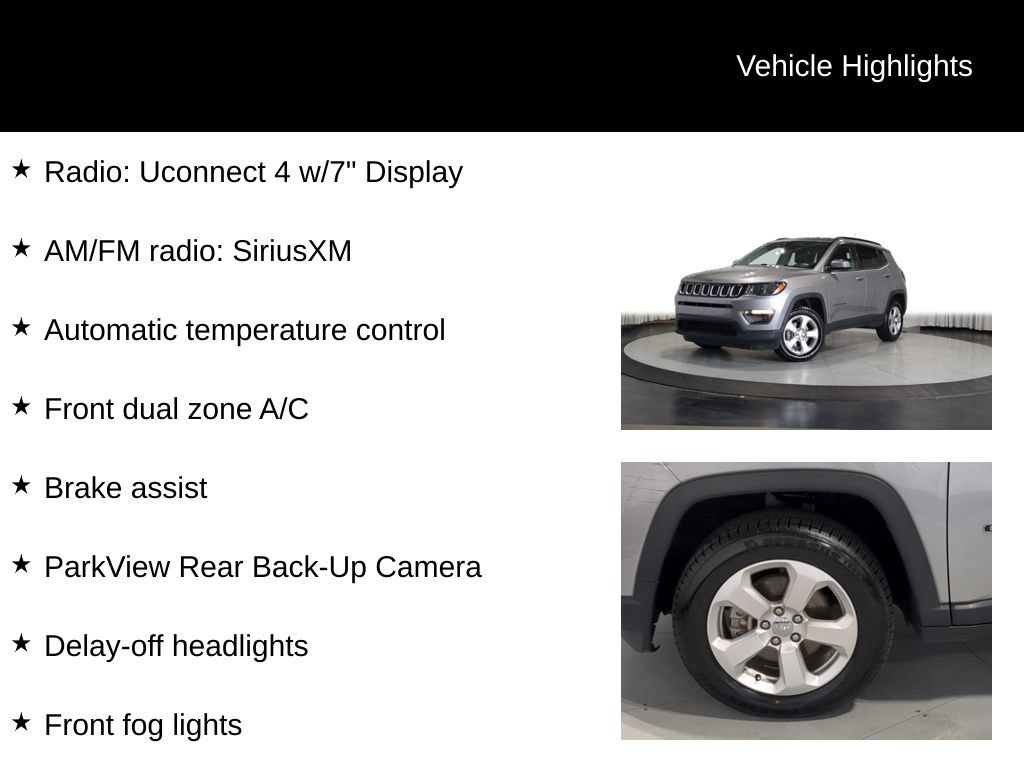 Used 2020 Jeep Compass Latitude w/ Cold Weather Group AWD/4WD image 13