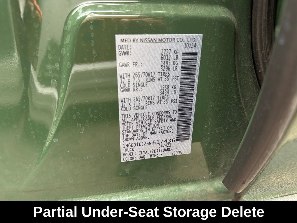 Used 2025 Nissan Frontier Pro-X w/ Pro Convenience Package image 26