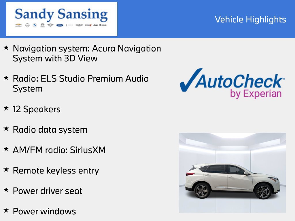 Used 2025 Acura RDX w/ Technology Package AWD/4WD image 7
