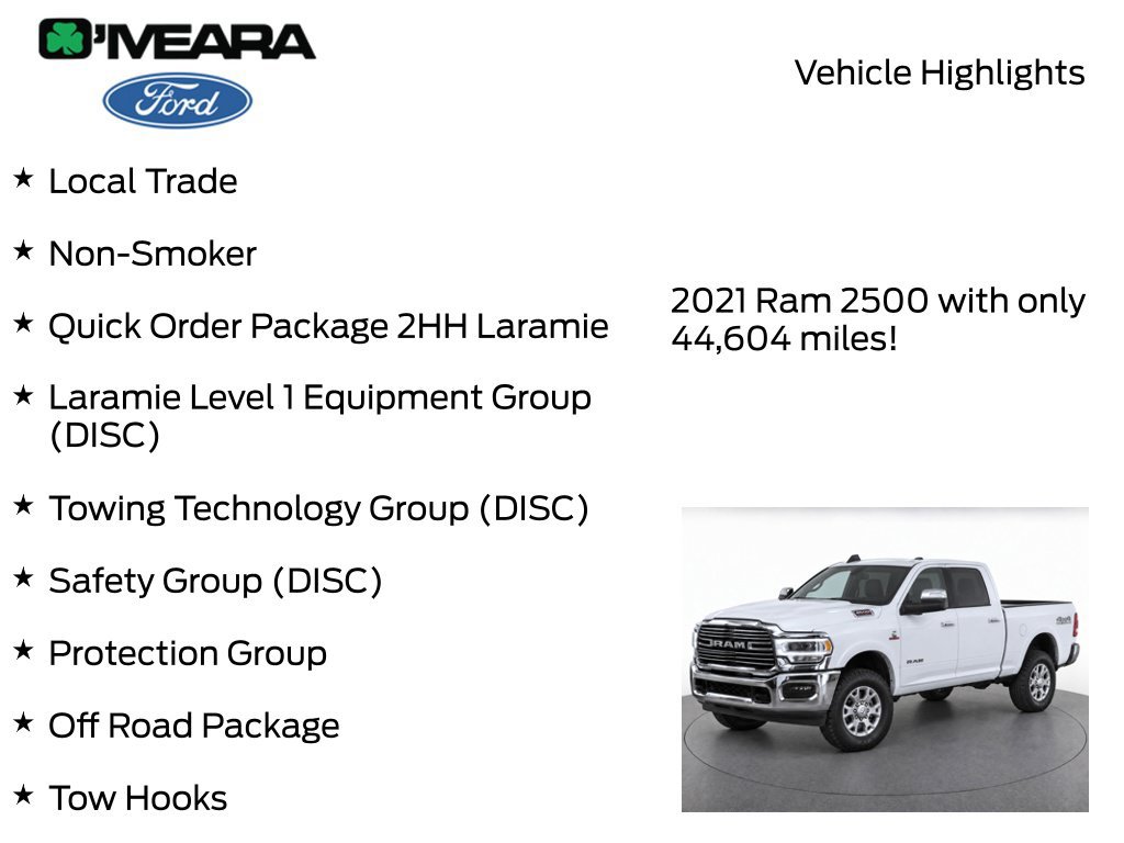 Used 2021 RAM 2500 Laramie w/ Safety Group AWD/4WD image 8