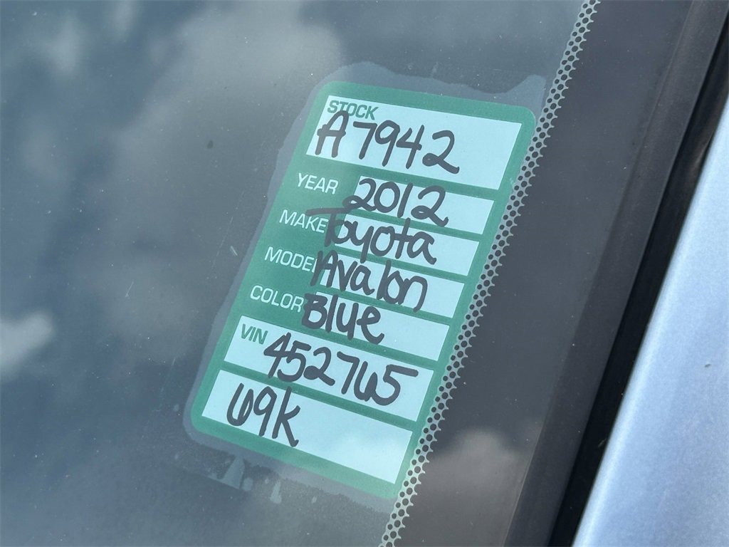 Used 2012 Toyota Avalon image 31