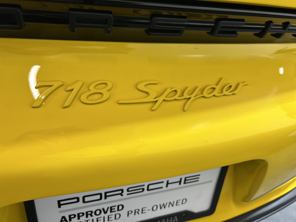 Certified 2021 Porsche 718 Boxster Spyder RWD image 27