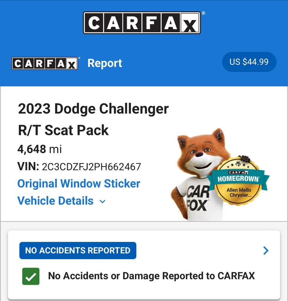 Used 2023 Dodge Challenger R/T Scat Pack w/ Plus Package RWD image 5