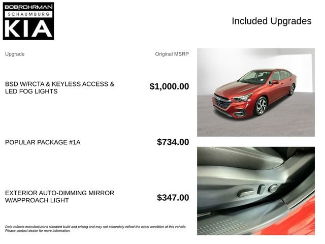 Used 2025 Subaru Legacy Premium w/ Popular Package #1A image 4