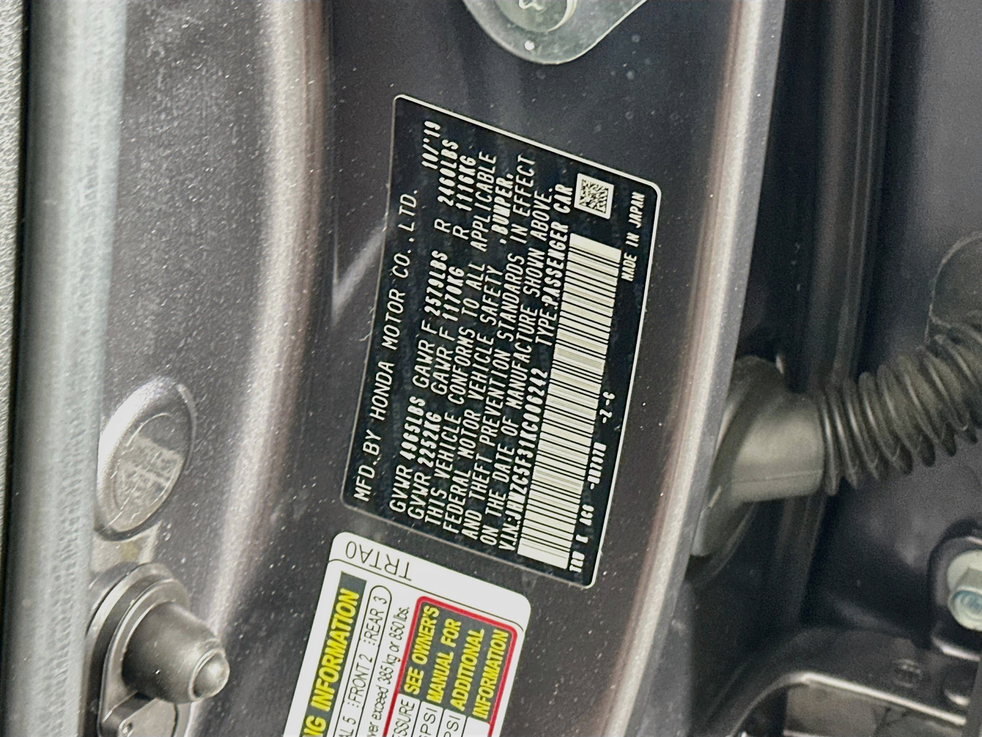 Used 2019 Honda Clarity Touring image 12