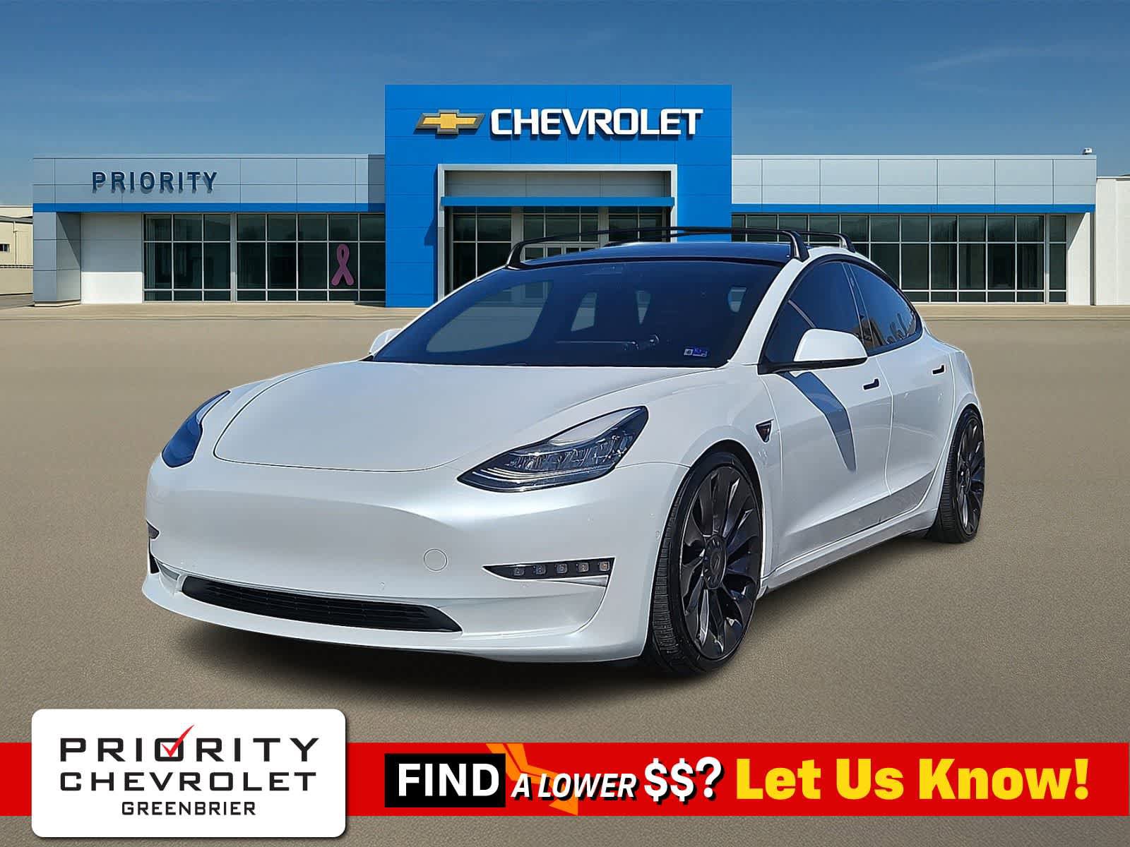 Used 2021 Tesla Model 3 Performance AWD/4WD image 1