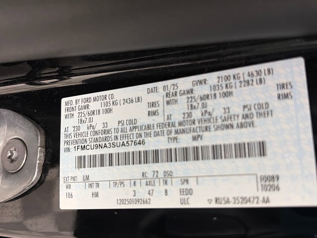 Used 2025 Ford Escape ST-Line Select image 9