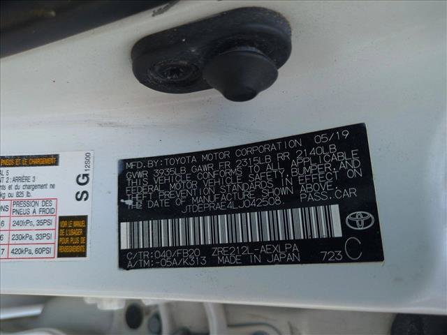 Certified 2020 Toyota Corolla LE FWD image 23