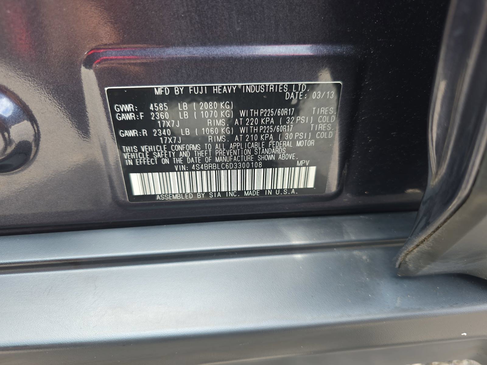 Used 2013 Subaru Outback 2.5i Limited w/ Popular Pkg 3 AWD/4WD image 39