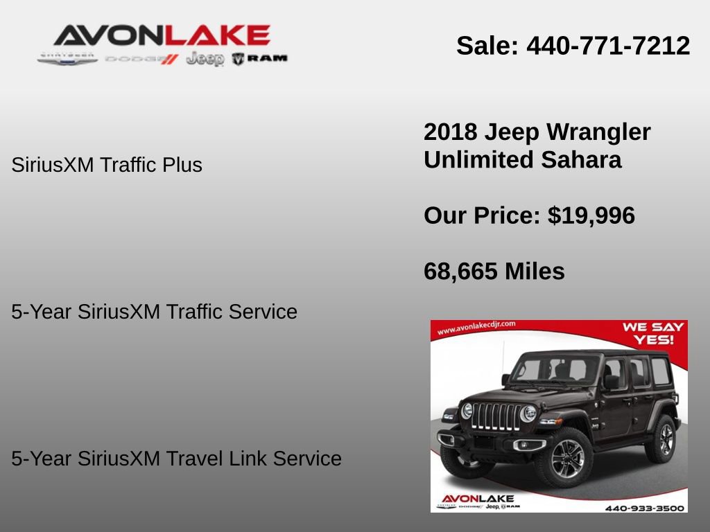 Used 2018 Jeep Wrangler Unlimited Sahara image 6