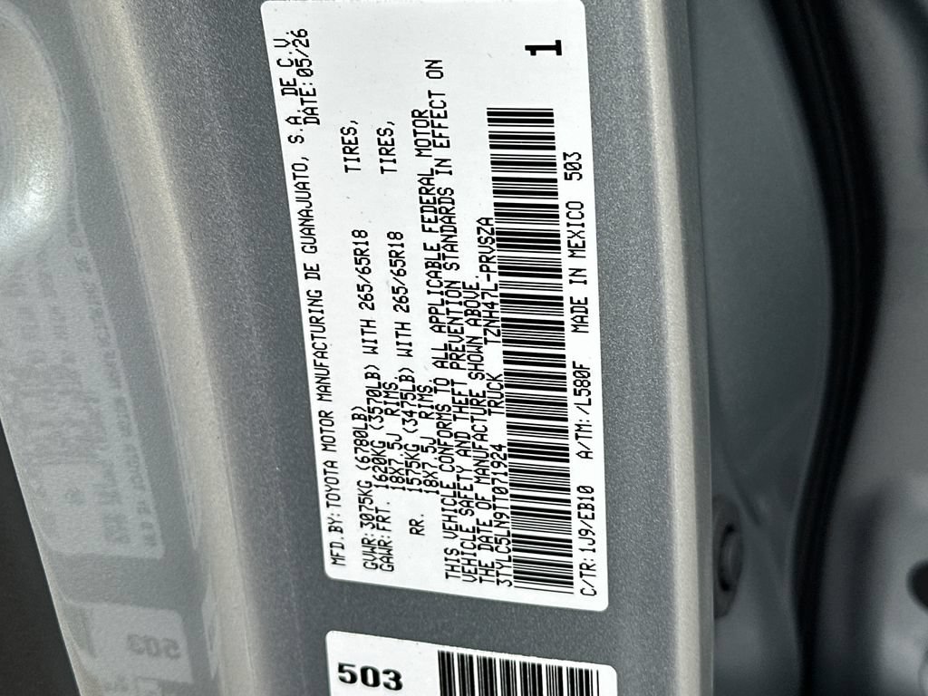 New 2026 Toyota Tacoma Limited AWD/4WD image 32
