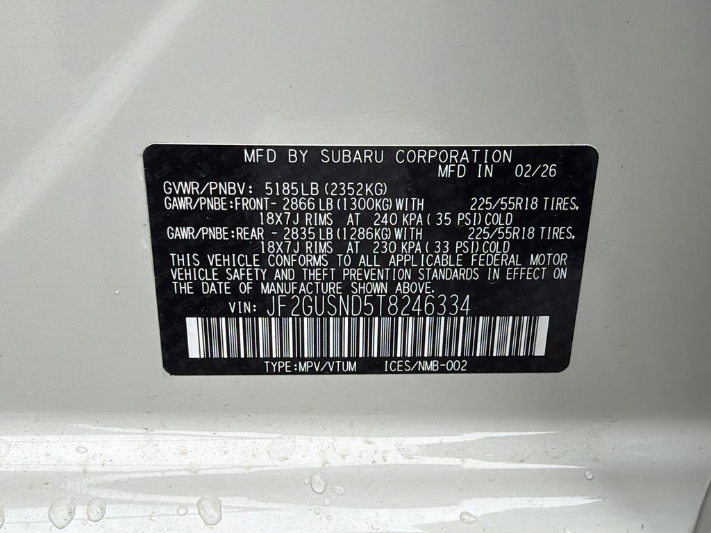 New 2026 Subaru Crosstrek 2.5i Limited AWD/4WD image 32