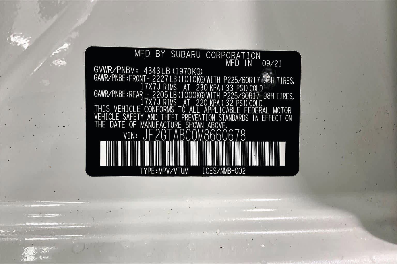 Used 2021 Subaru Crosstrek 2.0i AWD/4WD image 35