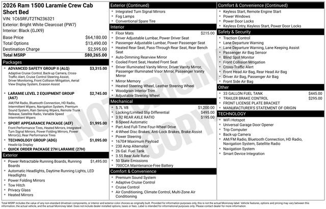 New 2026 RAM 1500 Laramie w/ Advanced Safety Group II image 4
