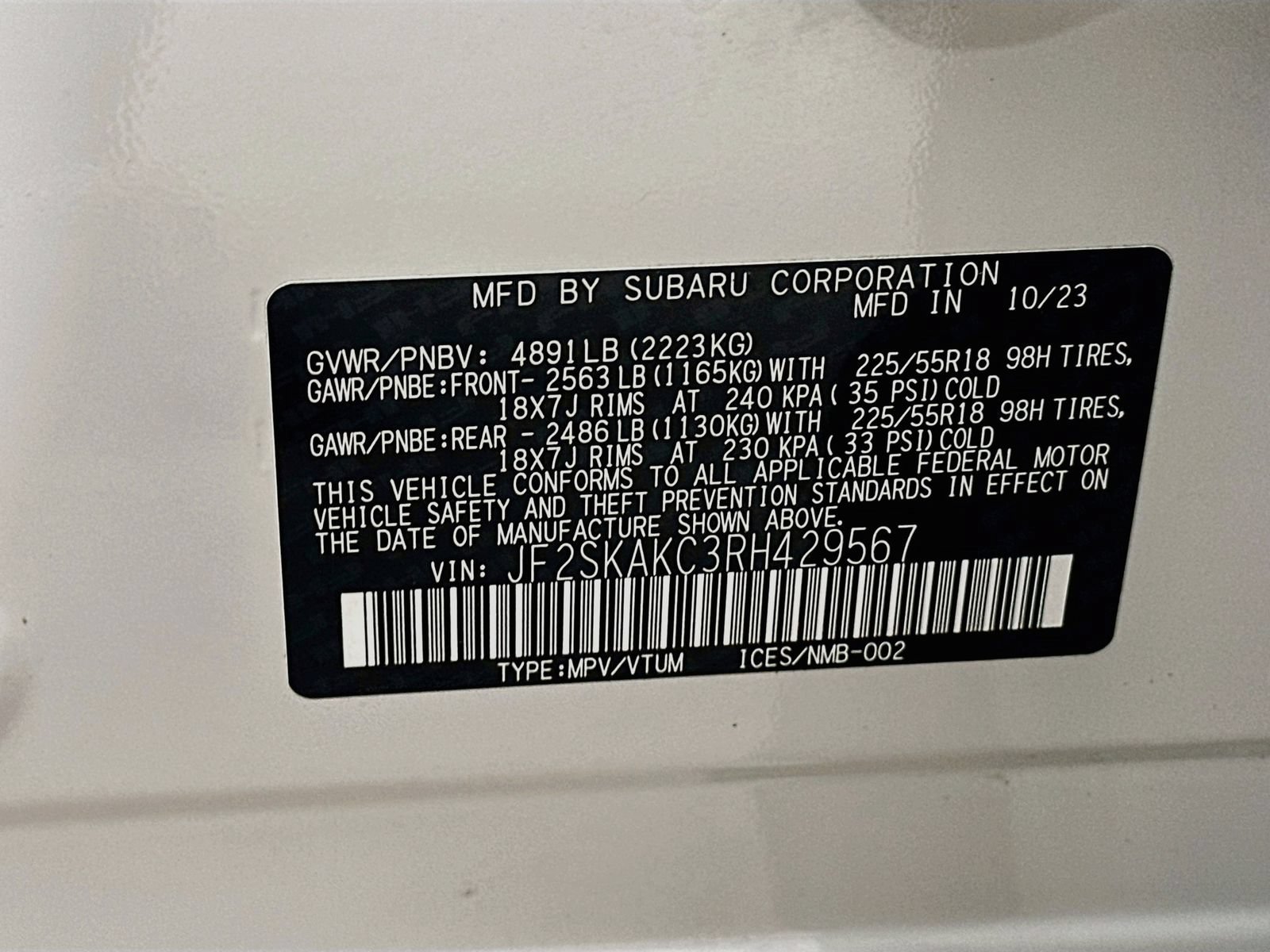 Used 2024 Subaru Forester Limited AWD/4WD image 48