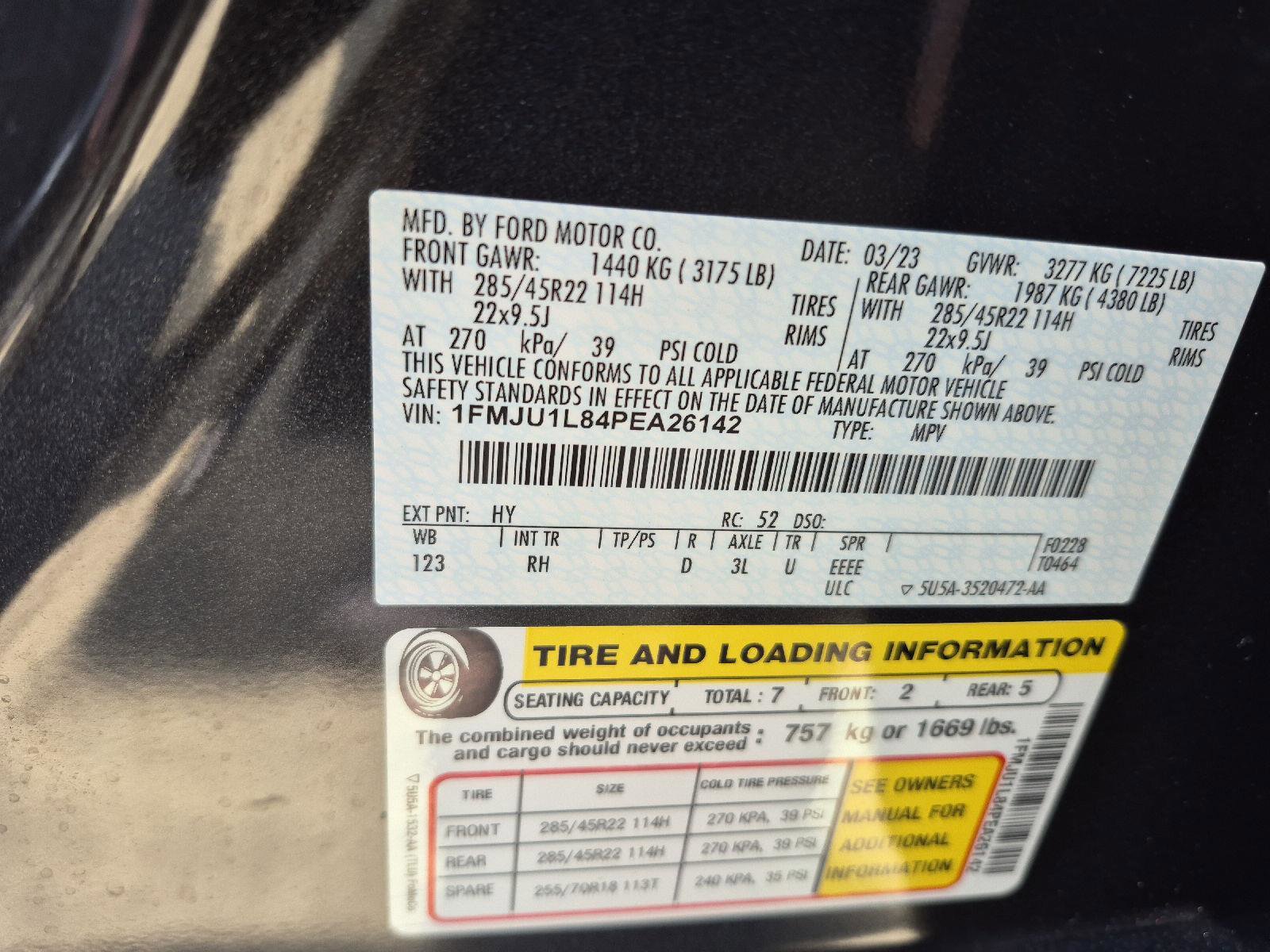 Used 2023 Ford Expedition Platinum RWD image 5