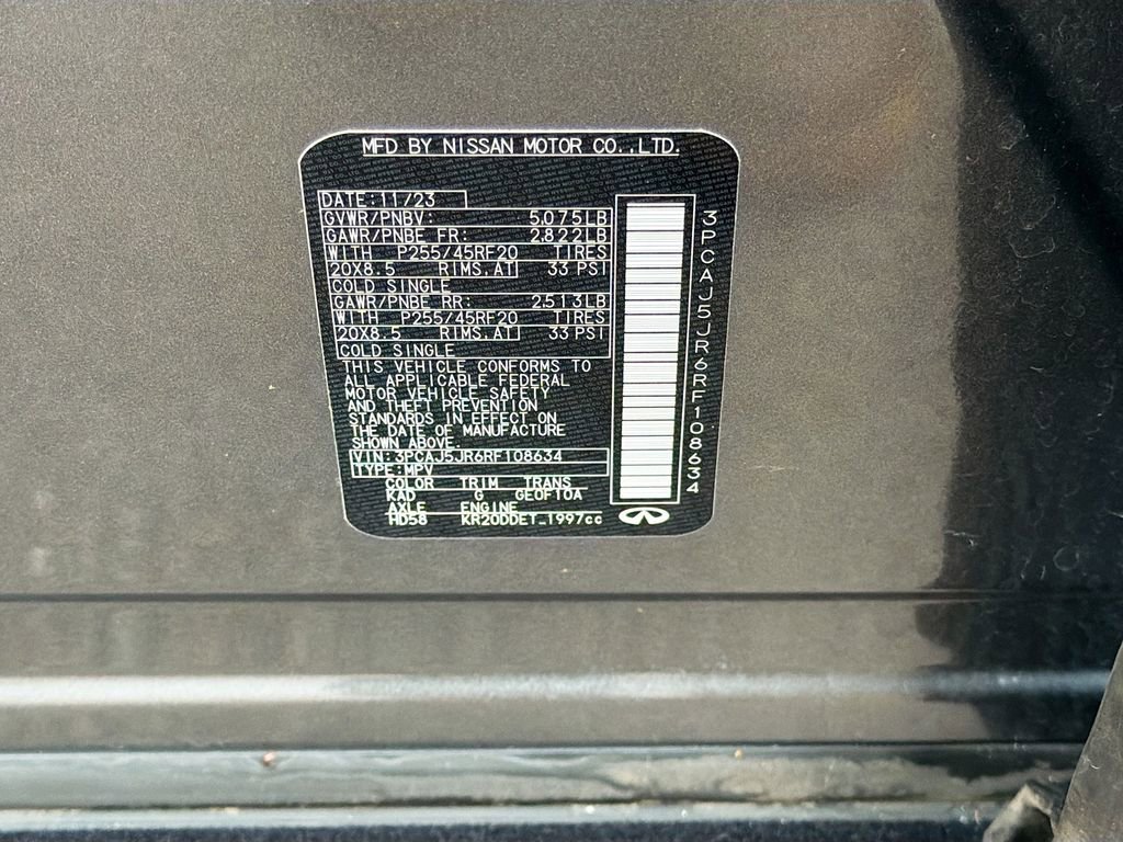 Used 2024 INFINITI QX55 Luxe image 45