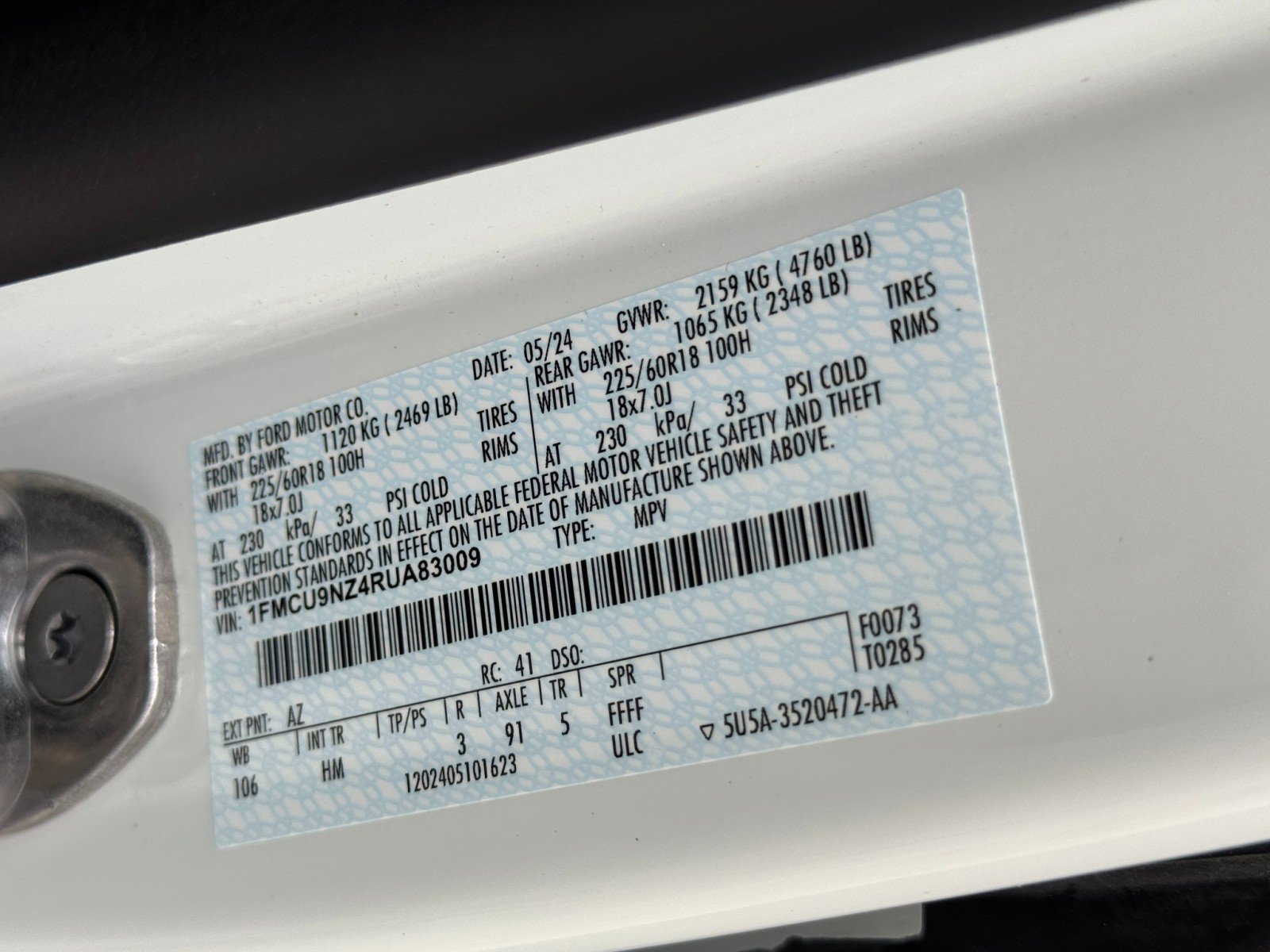 Used 2024 Ford Escape ST-Line Select image 41