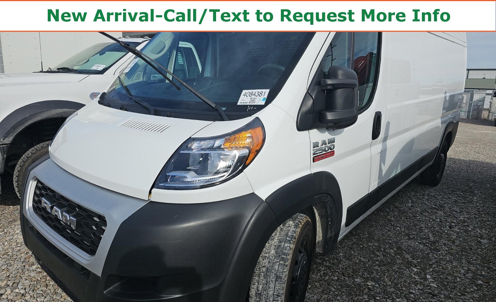 Used 2022 RAM ProMaster 2500 w/ Interior LED Lighting Group FWD image 1