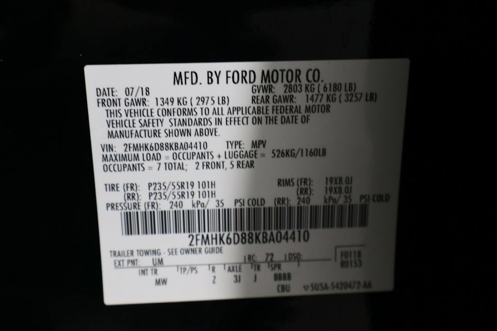 Used 2019 Ford Flex Limited AWD/4WD image 37