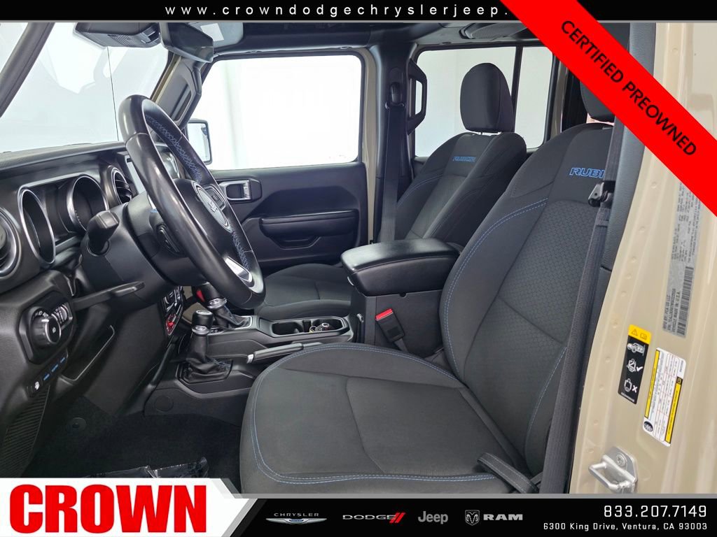 Certified 2022 Jeep Wrangler Unlimited Rubicon 4xe w/ Safety Group image 23