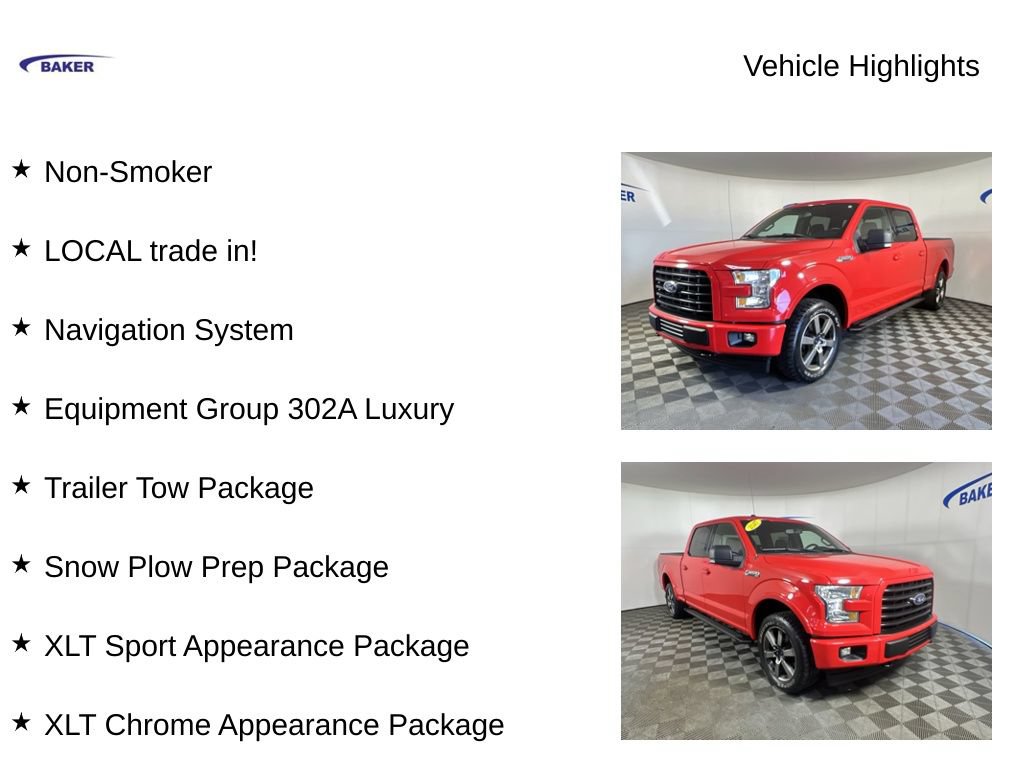Used 2017 Ford F150 XLT w/ Equipment Group 302A Luxury AWD/4WD image 4