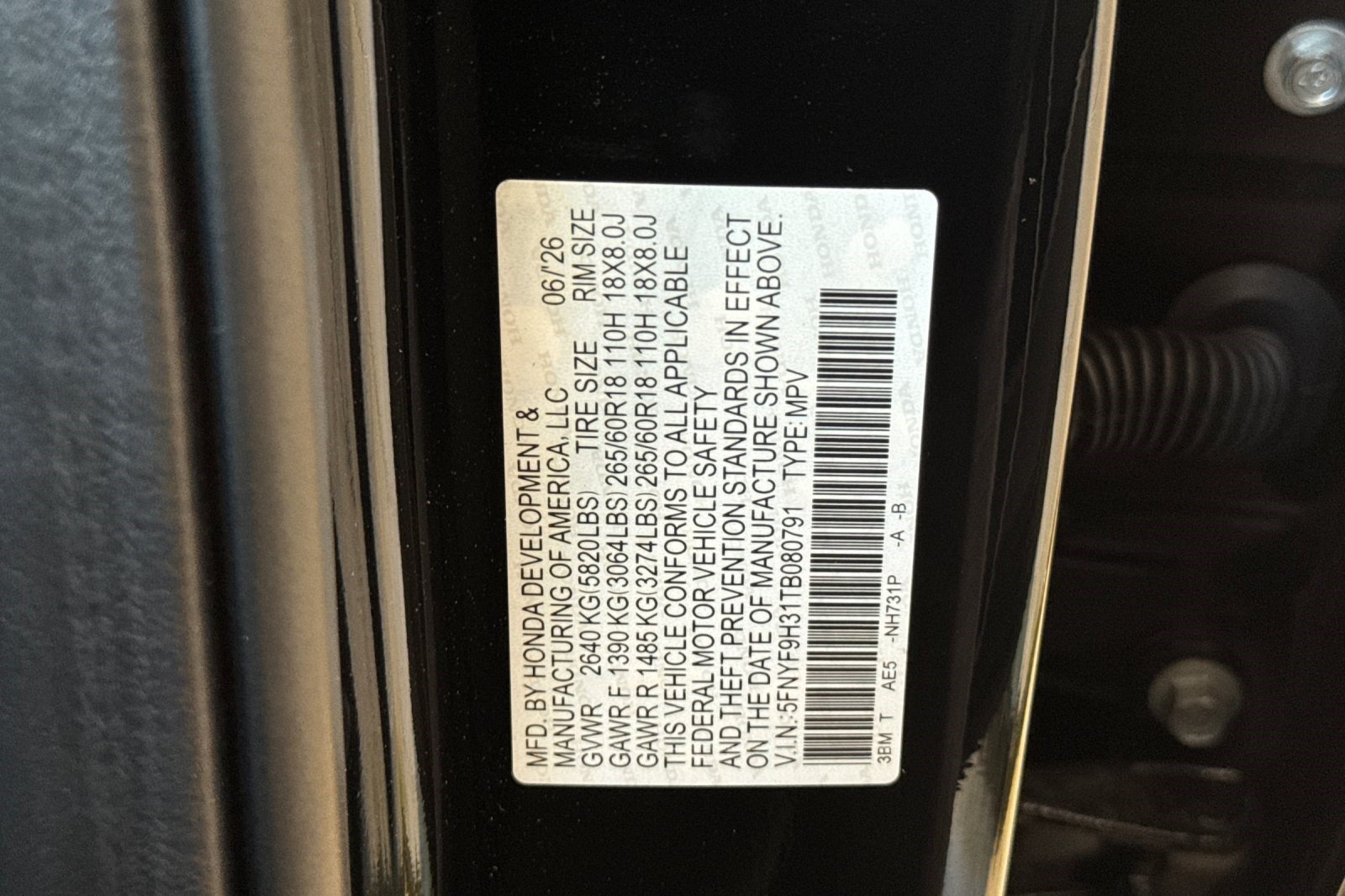 New 2026 Honda Passport RTL image 24