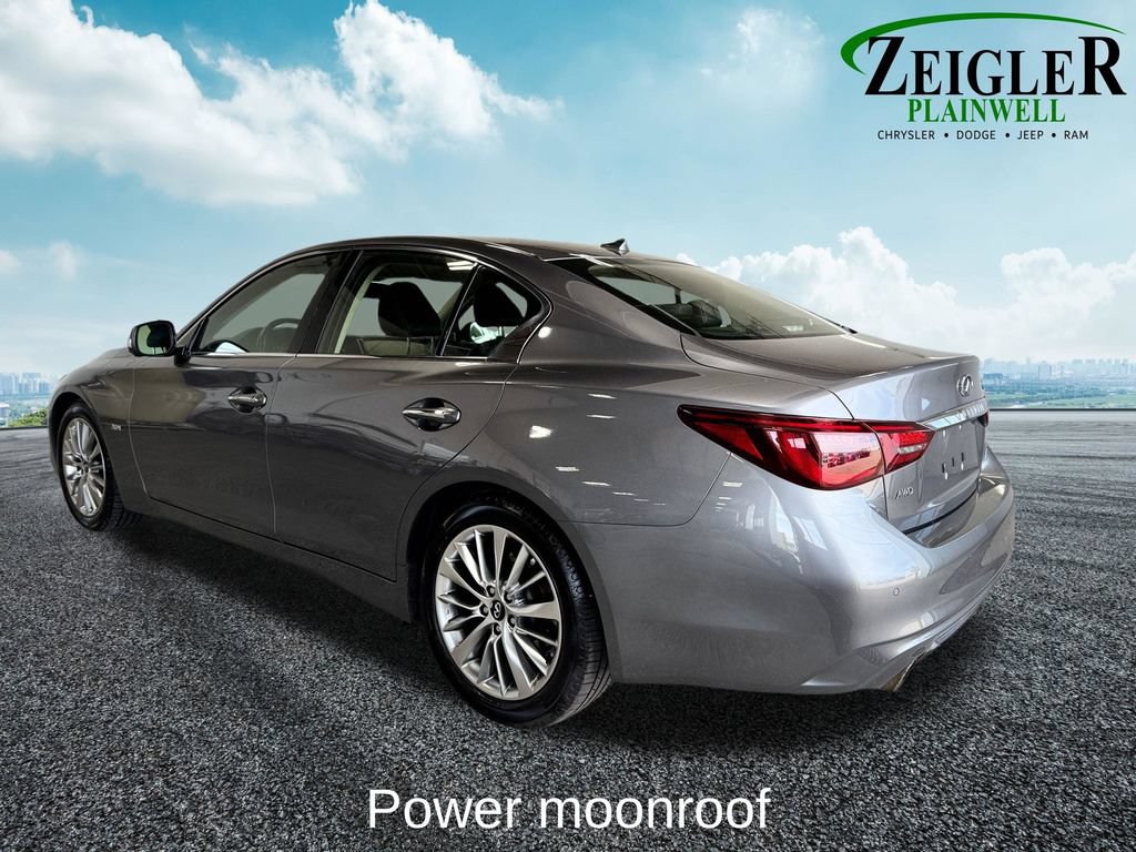 Used 2018 INFINITI Q50 Luxe AWD/4WD image 3